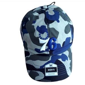 Philadelphia 76ers Hat Camouflage Fan Favorite Cap Camo Strapback NBA OS